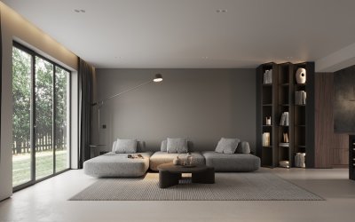 Donker hout is de interieurtrend die overal opduikt